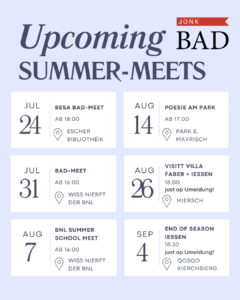 Jonk BAD - Summer Meets 2026